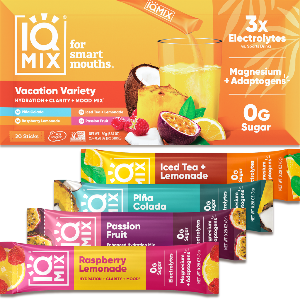 IQMIX Hydration Mix — Vacation Variety (20 Sticks)