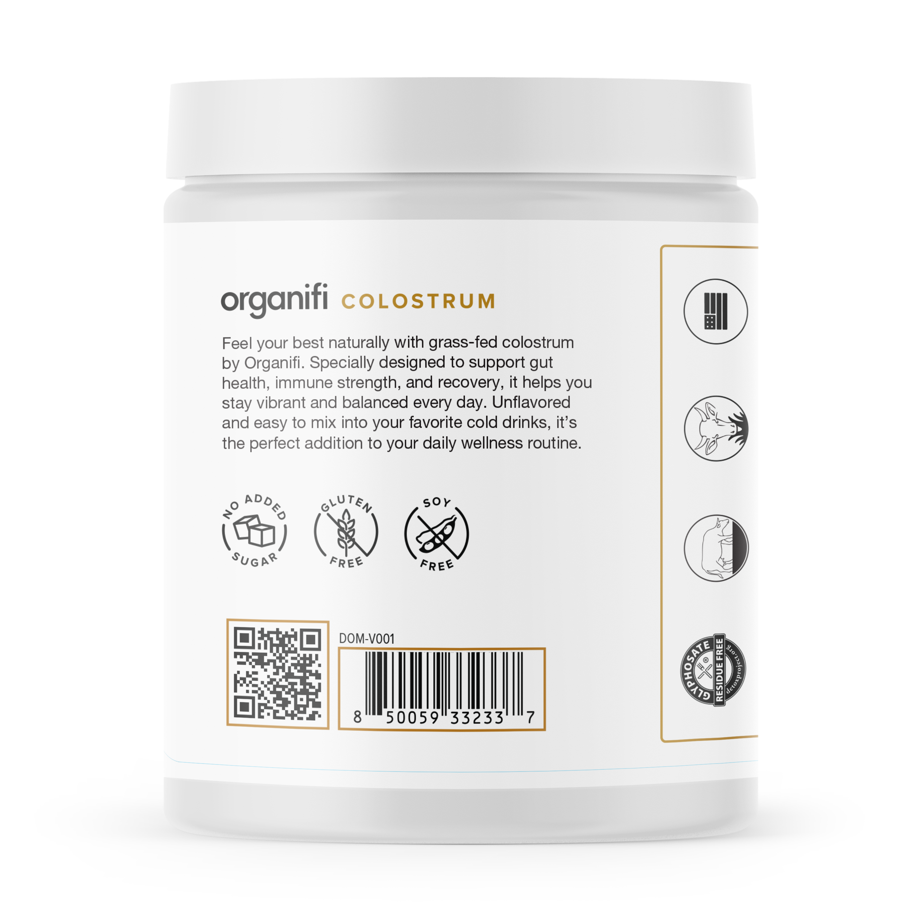 Organifi Colostrum -Immune-Supporting Calf-First Colostrum