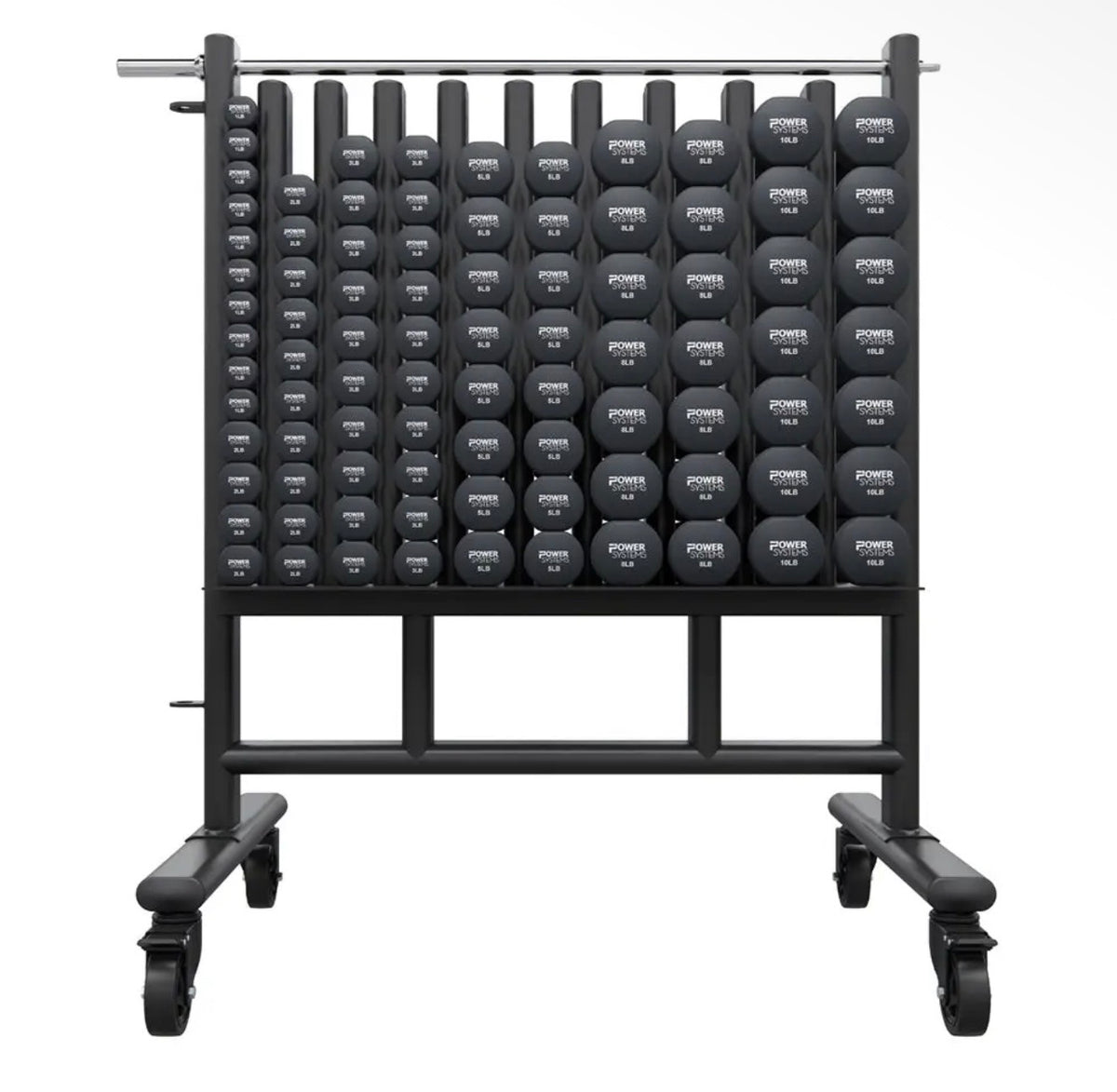 Premium Dumbbell Rack Holds Up To 44 Pairs of Dumbbells