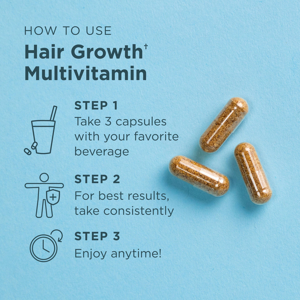 Hair Growth Multivitamin | Capsules (90 Capsules)