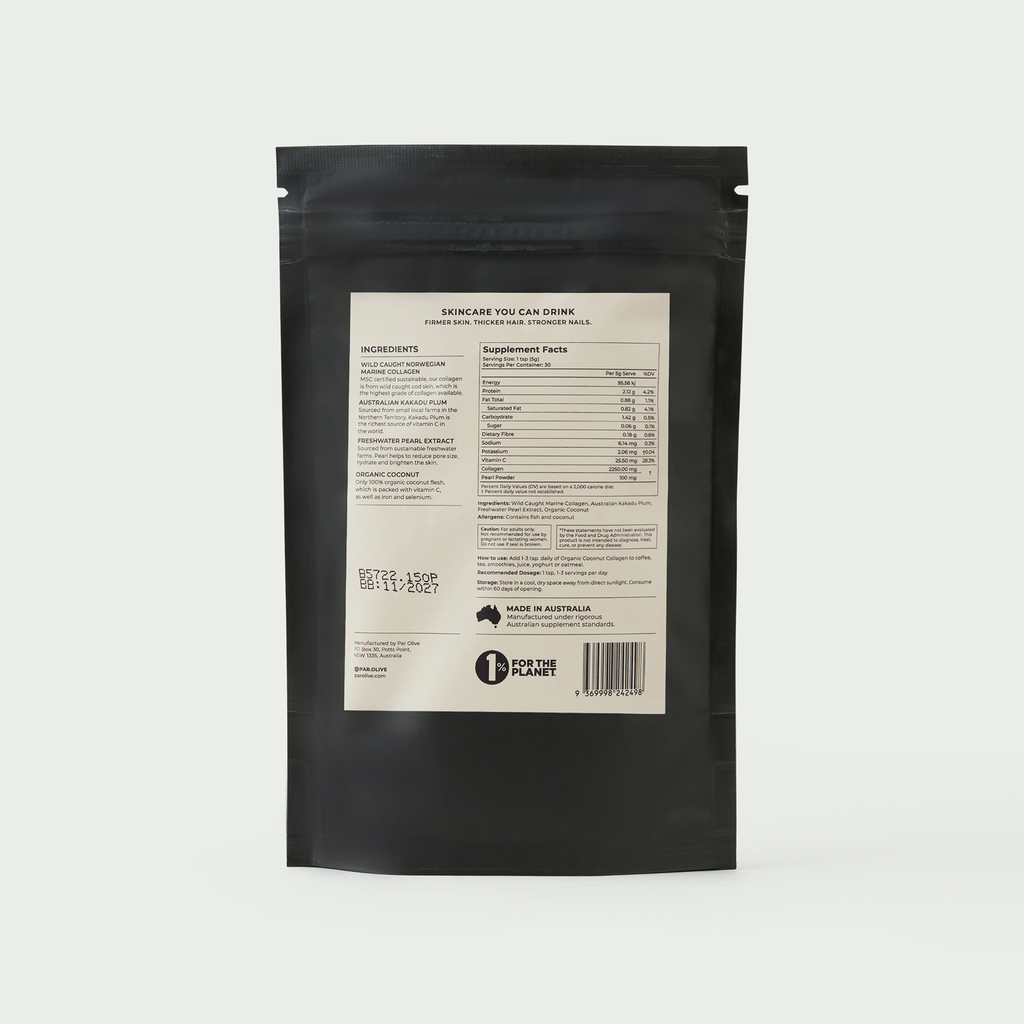 Marine Collagen Superpowder (Organic MATCHA) Refill Pouch