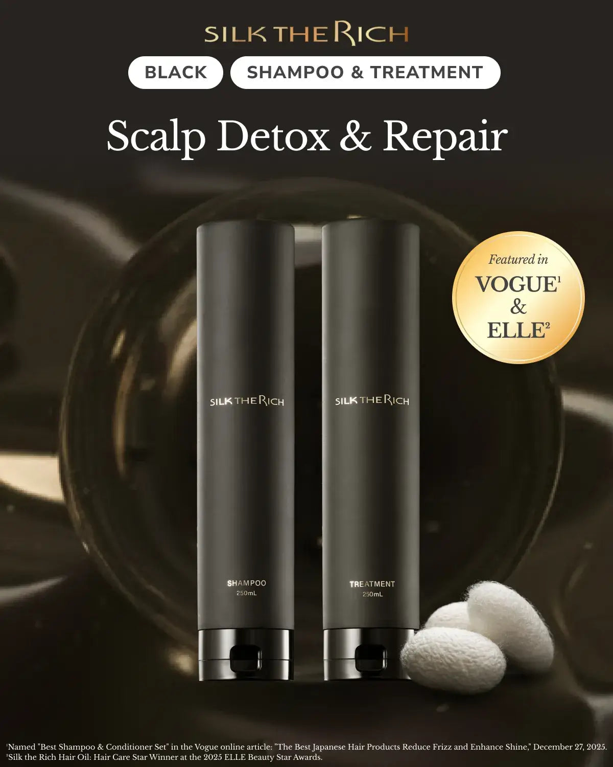 Black - Shampoo & Treatment (Conditioner)