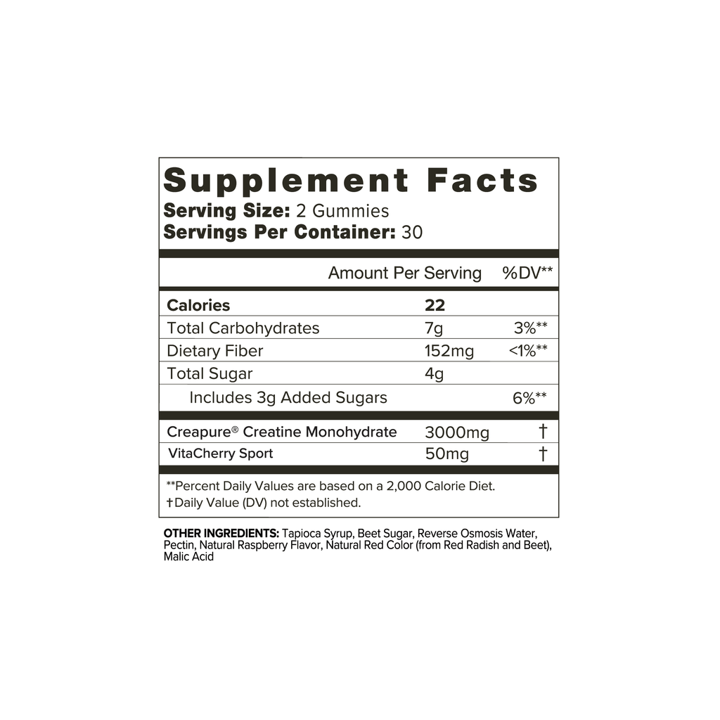 Creatine Cherry Chews - Peak Performance & Recovery