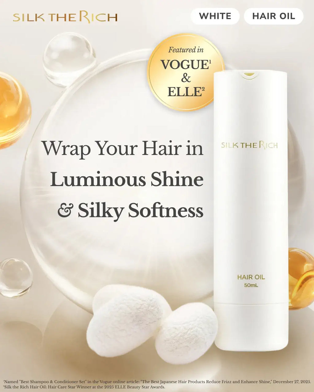 White - Hair Oil