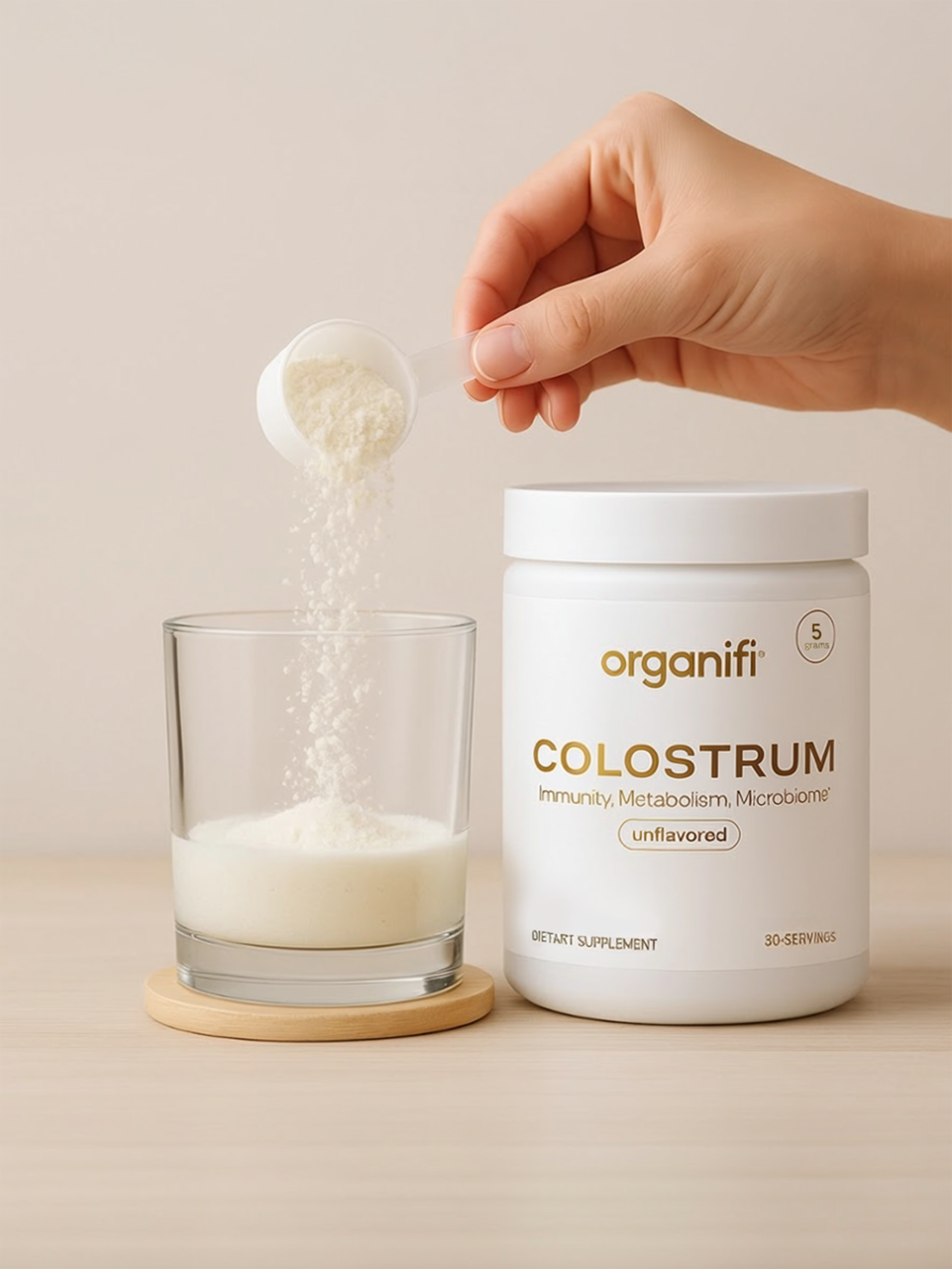 Organifi Colostrum -Immune-Supporting Calf-First Colostrum