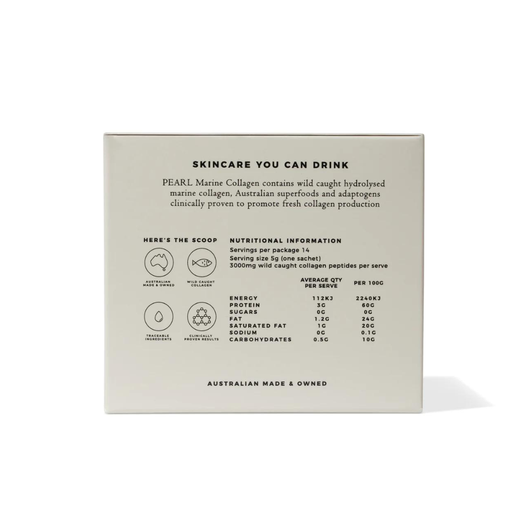 PEARL Marine Collagen Superpowder (Organic Coconut) Travel Set